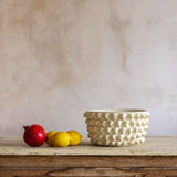 Glazed Bobble Bowl Ivory