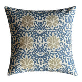 BRAMBLE BOUNCE NAT/BLUE CUSHION