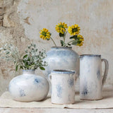 Cassis Stoneware Stem Vase