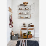 GLASS JAR W/ WOODEN LID - 2 SIZES