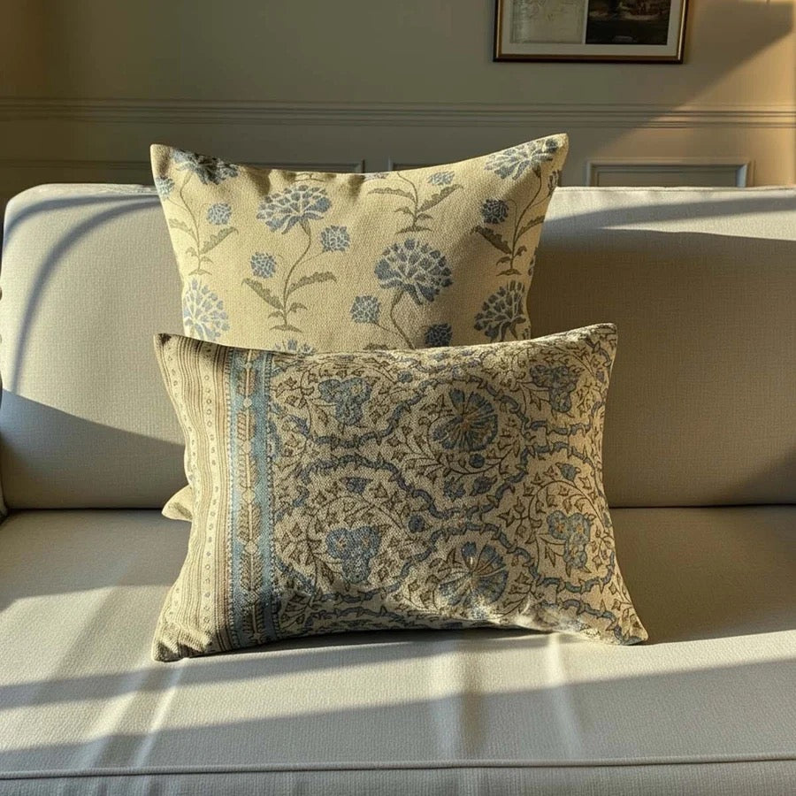 SELENE CORN /BLUE CUSHION