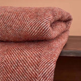 RUST PURE WOOL THROW