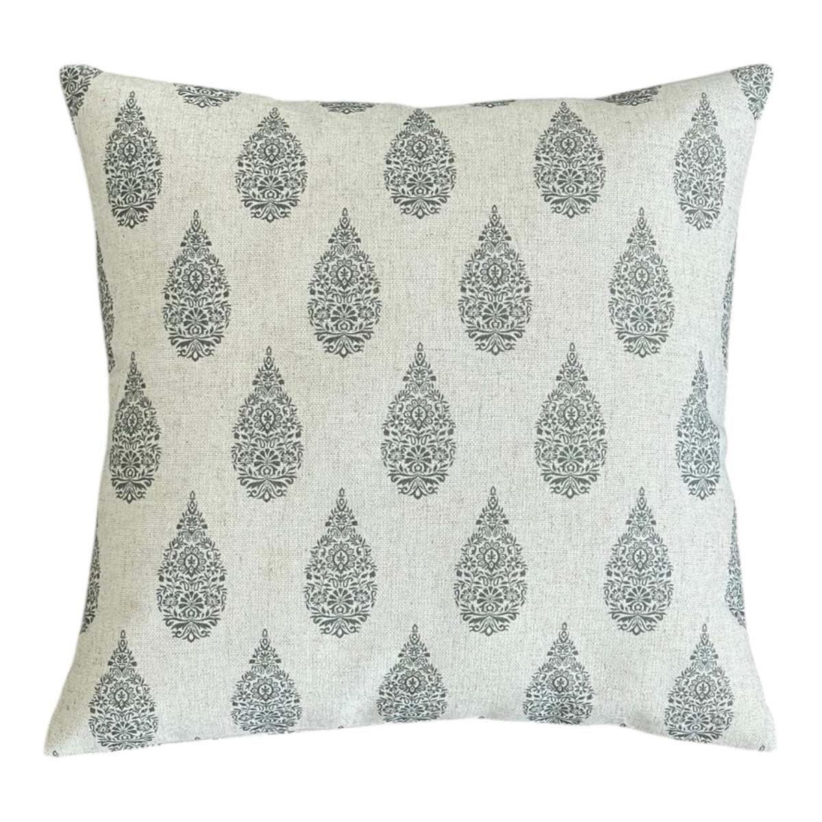 POPULAR PAISLEY FOREST GREEN CUSHION
