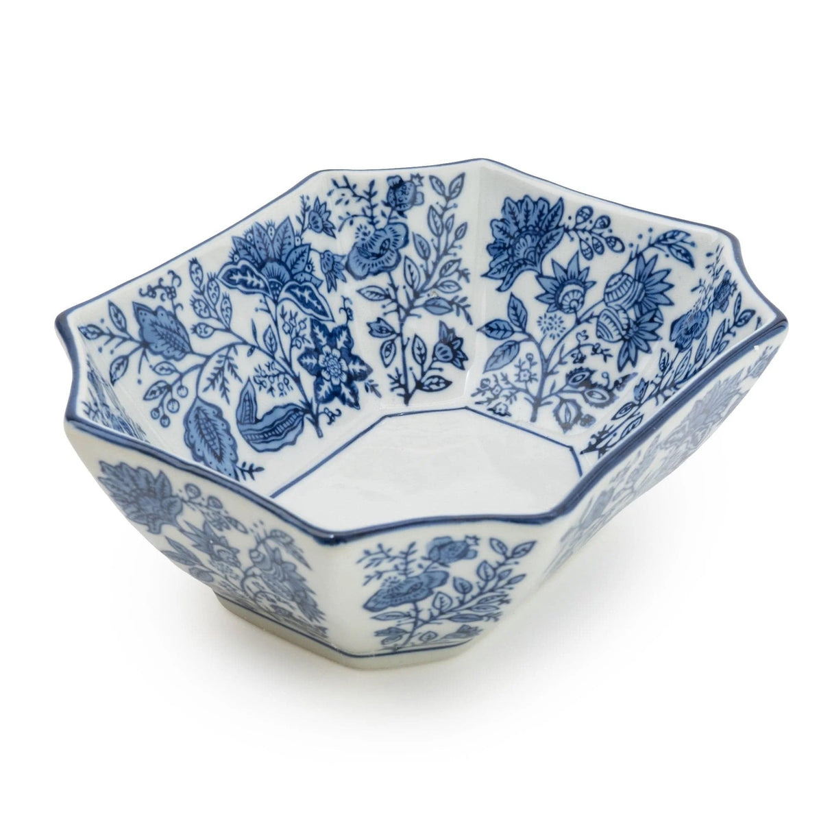 Sumatra Blue & White Rectangular Bowl
