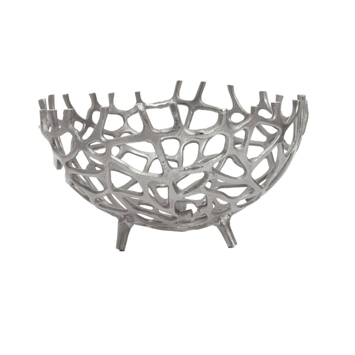 Prato  Coral Effect Bowl - 2 finishes Gold/Silver