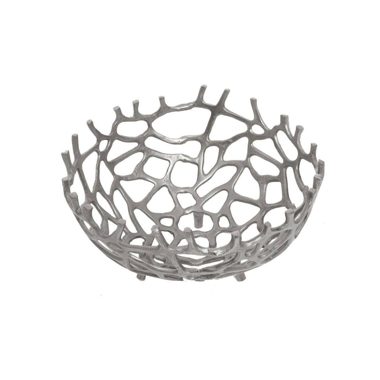 Prato  Coral Effect Bowl - 2 finishes Gold/Silver