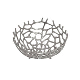 Prato  Coral Effect Bowl - 2 finishes Gold/Silver