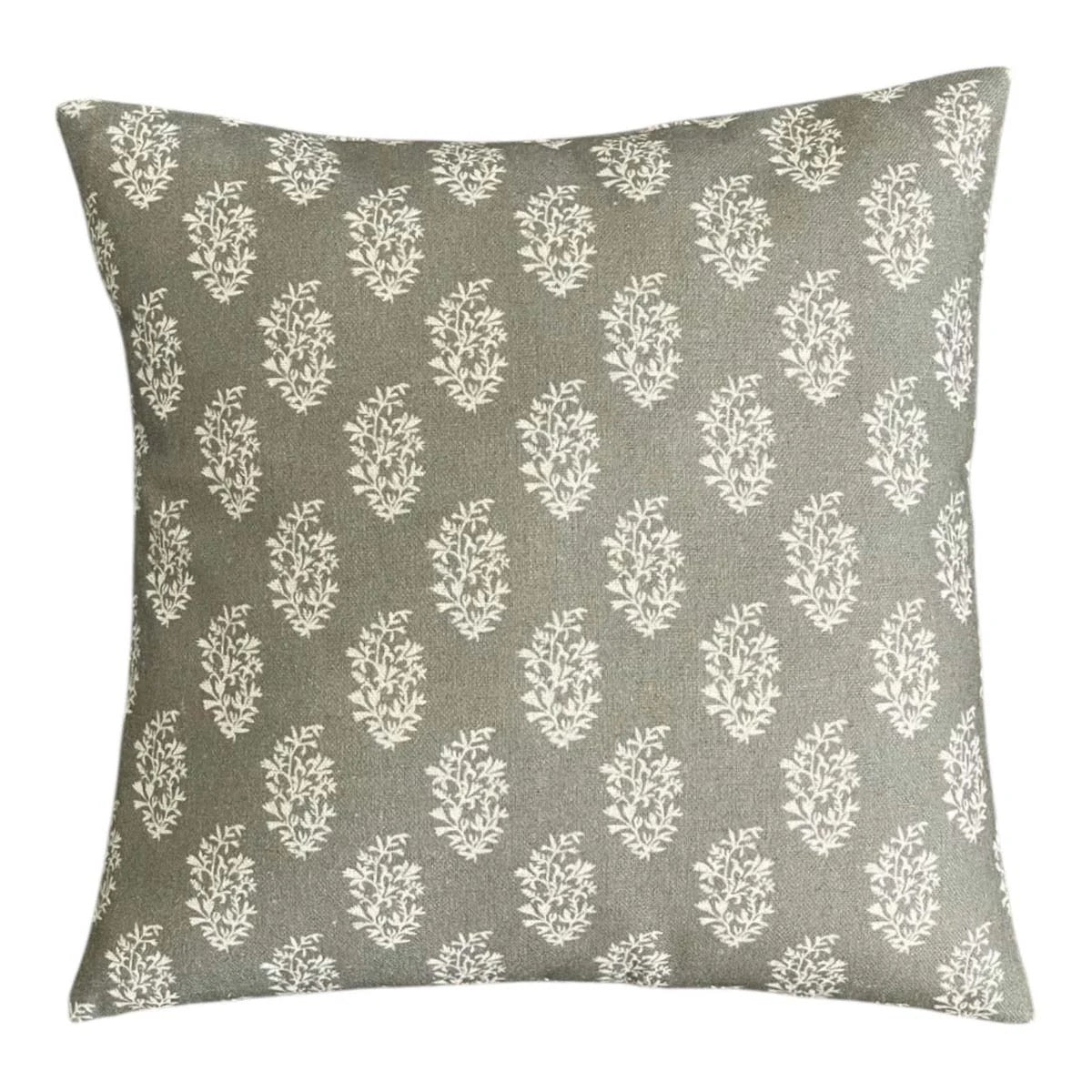 IMPERFECT PAISLEY FIR GREEN CUSHION