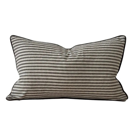 Florence Dark Brown Stripe Cushion - 2 sizes