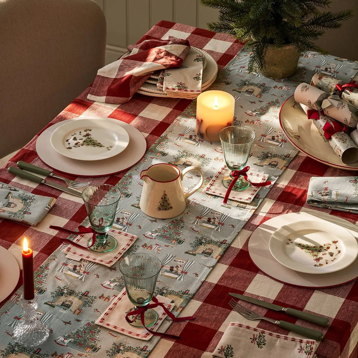 Cosy Christmas Large Stoneware Jug - Sophie Allport