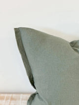 Esmee Khaki Green Linen Cushion