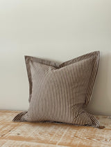 Darcy Dark Brown Flanged Edge Cushion 45cm