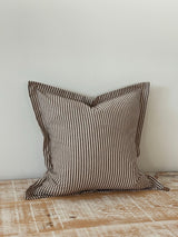 Darcy Dark Brown Flanged Edge Cushion 45cm