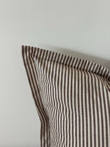 Darcy Dark Brown Flanged Edge Cushion 45cm