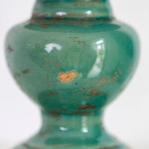 Thasos Pillar Candle Holder Turquoise