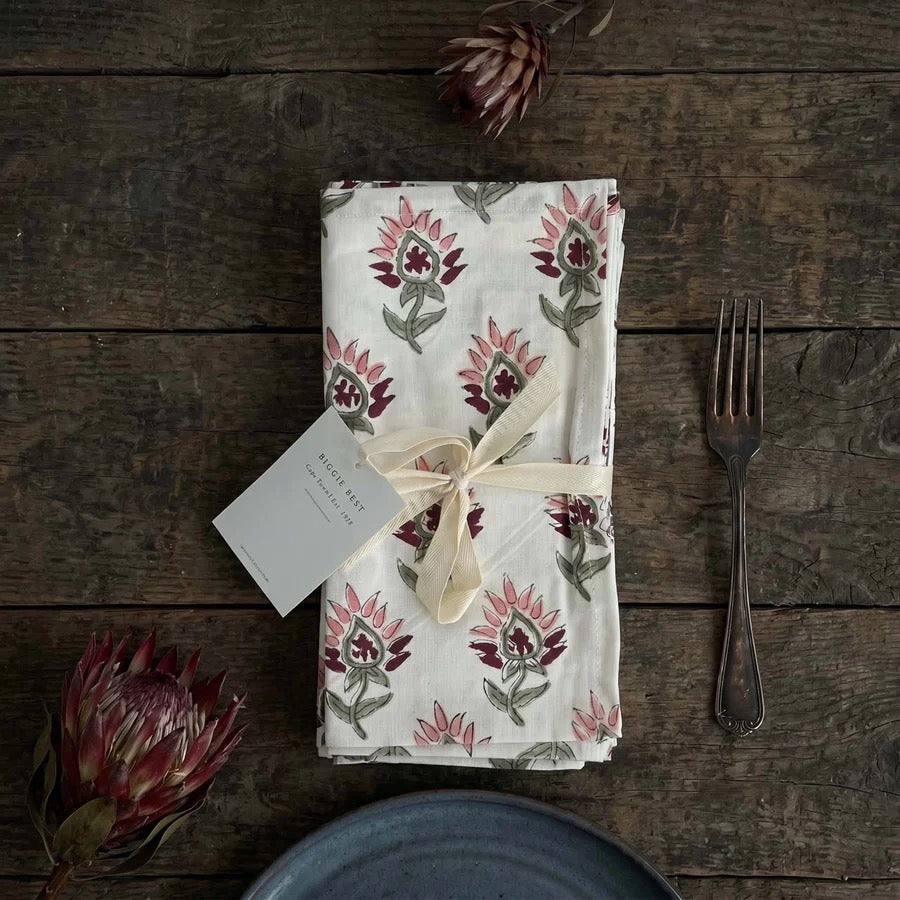 SUMMER DITSY BLOCK PRINTED TBL CLOTH/NAPKINS