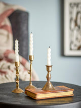 Efsa Candle Holder, Brass, Metal