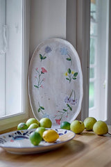 Camilla Large Serving Plate, Multi, Stoneware