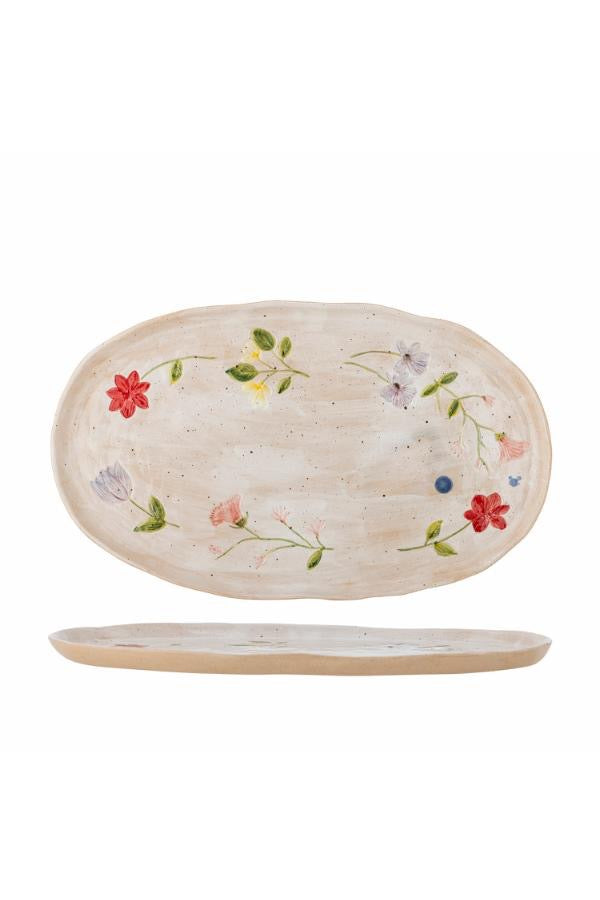 Camilla Large Serving Plate, Multi, Stoneware
