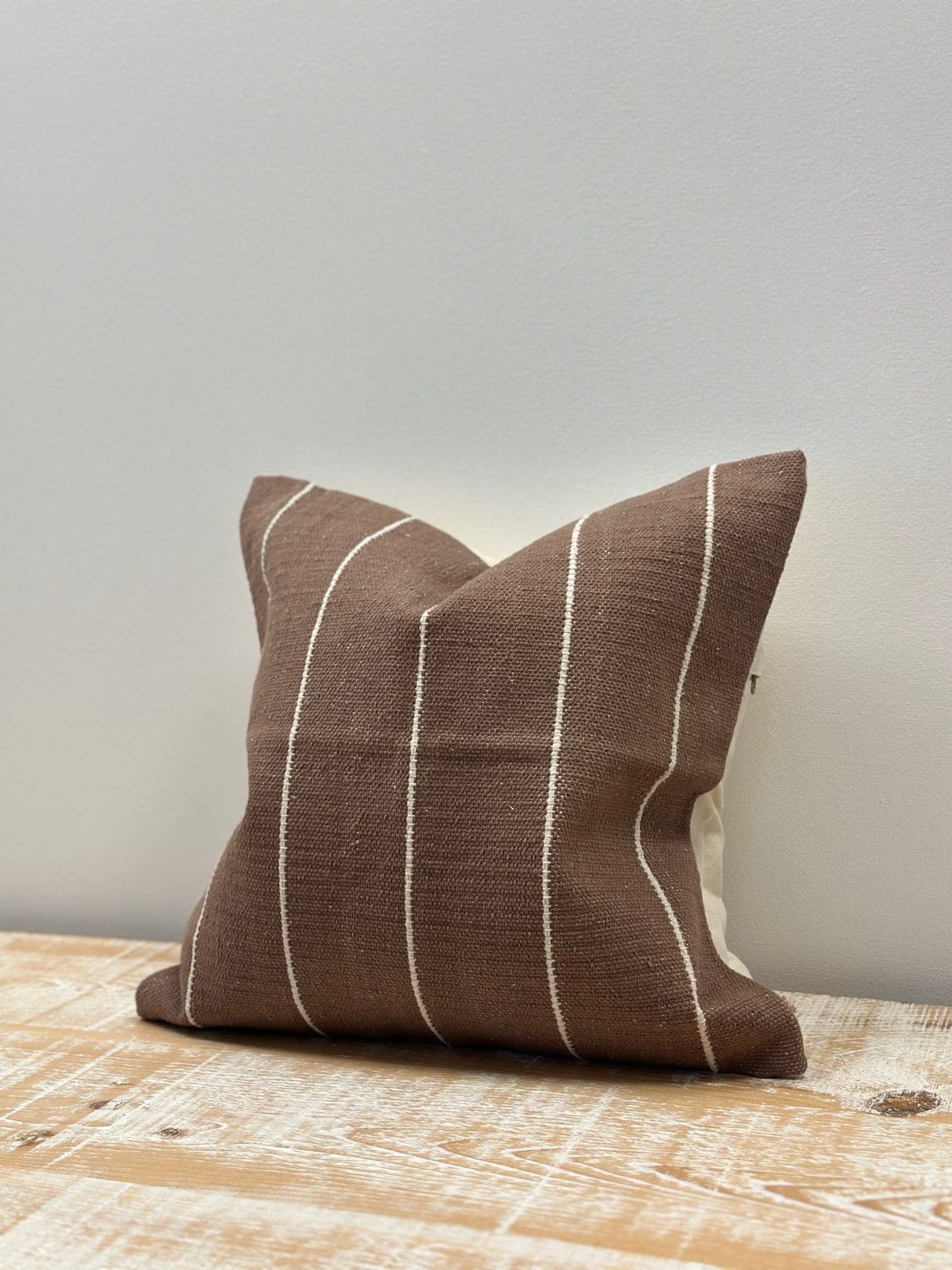 India Dark Brown Cushion