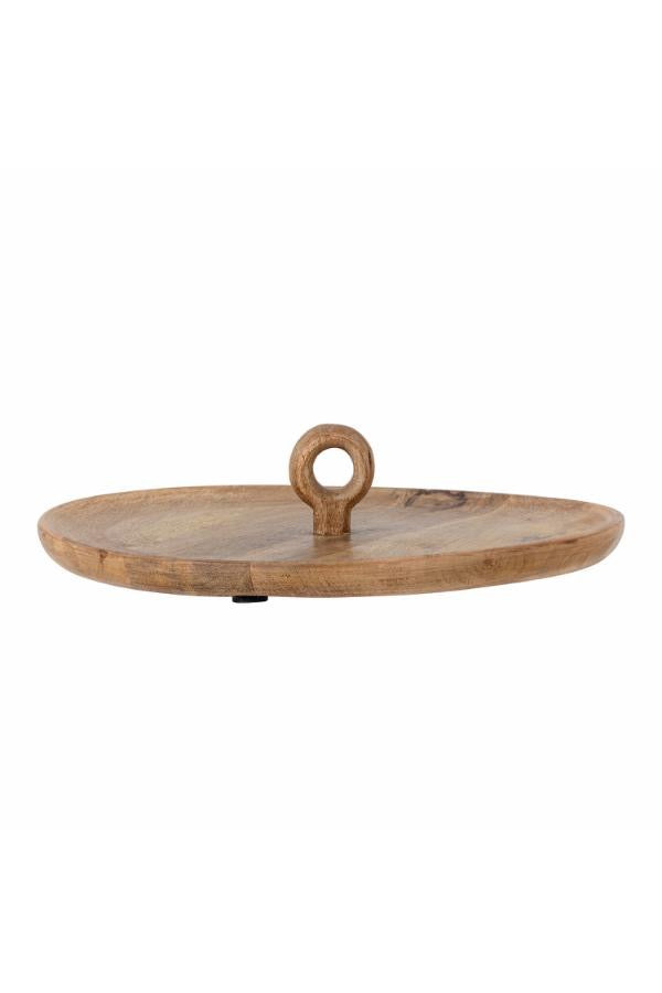 Nonnie Serving Tray, Nature, 100%, Mango Wood