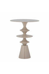 Samio Side Table, Natural, Aluminum
