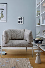 Samio Side Table, Natural, Aluminum