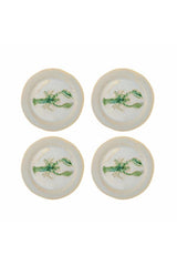 Hadden Plate, Green, Stoneware - LOBSTER