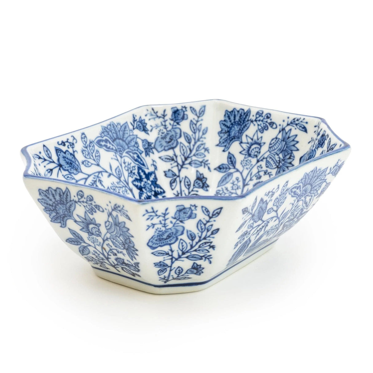 Sumatra Blue & White Rectangular Bowl