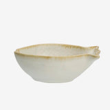 STONEWARE FISH BOWL - 2 COLOURS