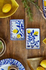 Maxima Small Plate, Blue, Stoneware S/2