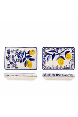 Maxima Small Plate, Blue, Stoneware S/2
