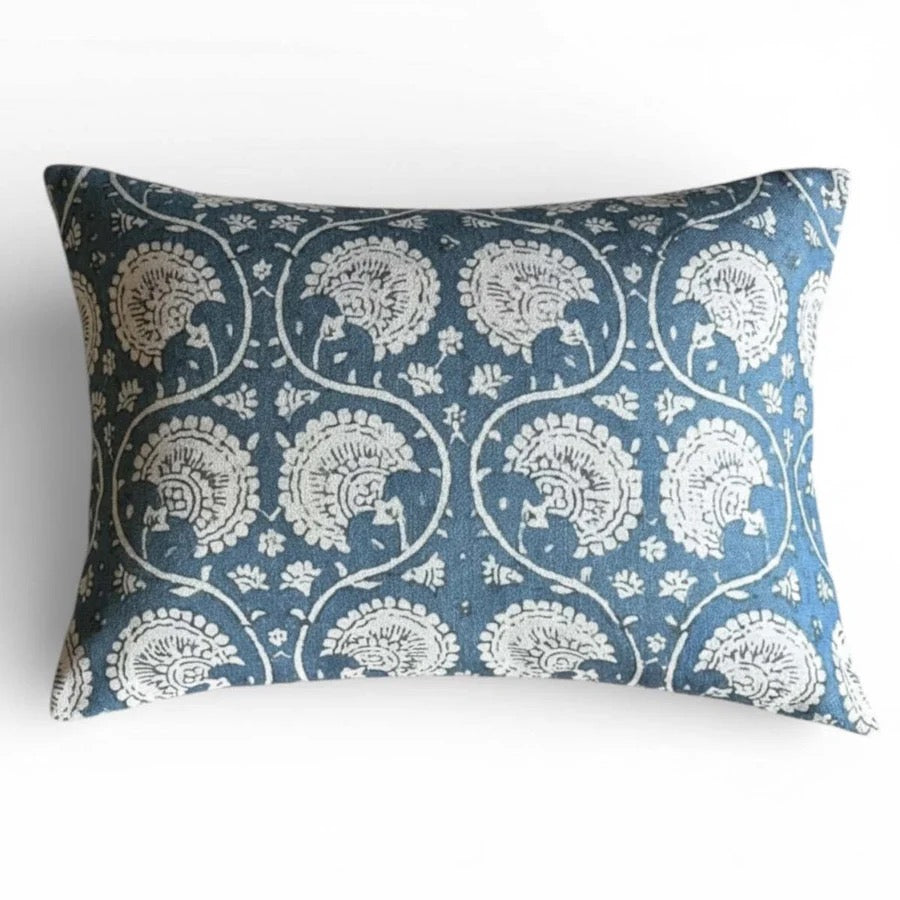 THISTLEWICK OCEAN BLUE CUSHION