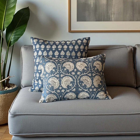THISTLEWICK OCEAN BLUE CUSHION