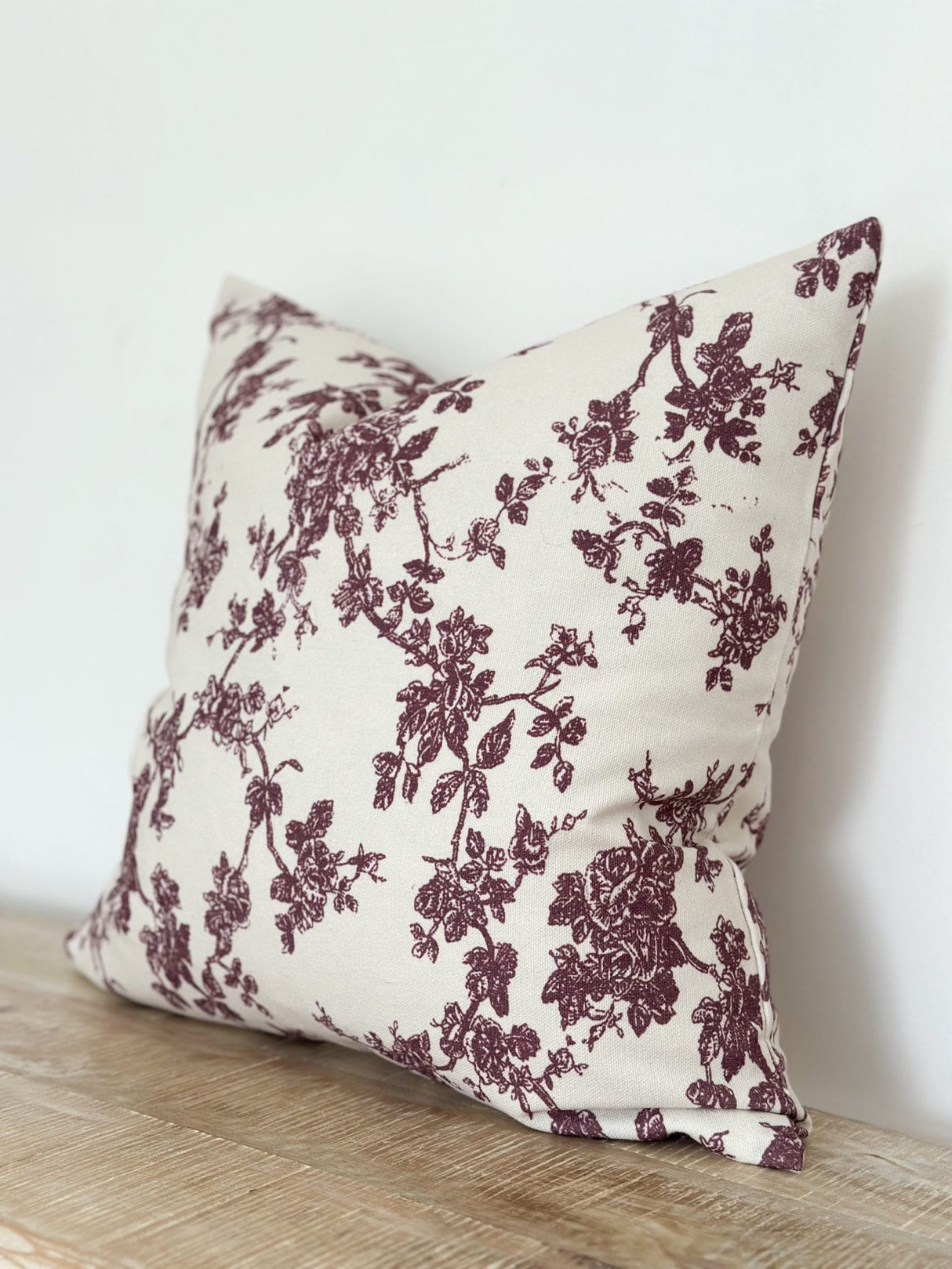 Aria Plum Print Cushion