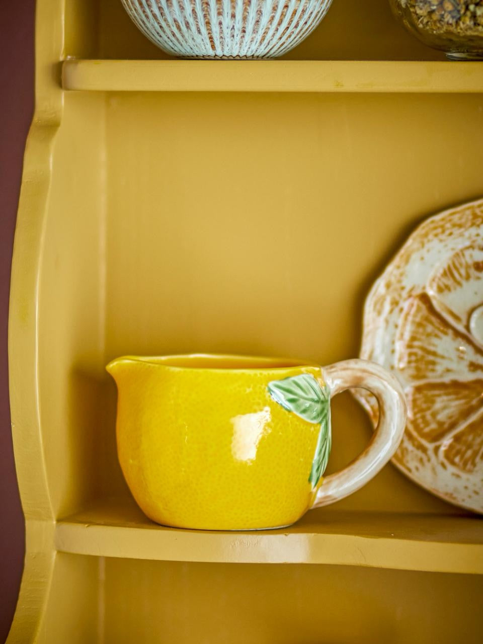 Limone Milk Jug, Yellow, Stoneware