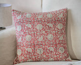 CLARENDON RED PAISLEY 45CM CUSHION