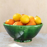 Tazekka Large Green Moroccan Ceramic Bowl - 2 sizes