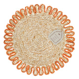 Corn husk placemat - Orange
