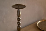 NKUKU -Ayo Pillar Candle Holder - Brass