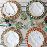 Corn husk placemat - Orange