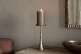 NKUKU - Lora Pillar Candle Holder - Brass