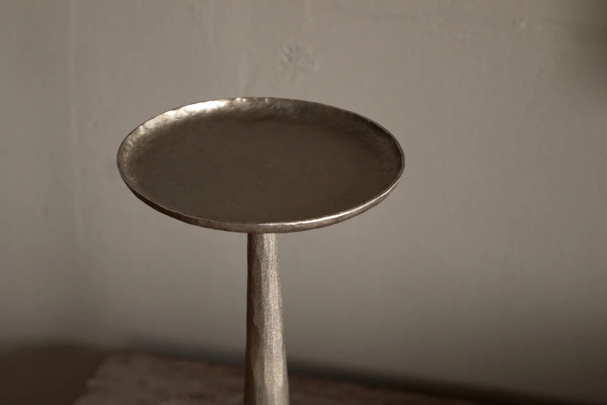 NKUKU - Lora Pillar Candle Holder - Brass