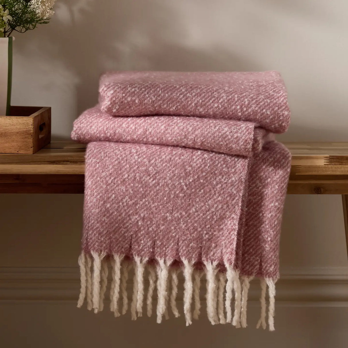Isla Woven Tasselled Throw - 3 colours
