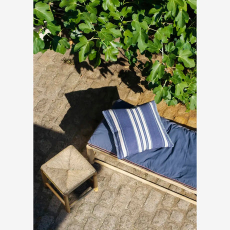 STRIPED CUSHION COVER - NAVY