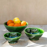 Tazekka Large Green Moroccan Ceramic Bowl - 2 sizes