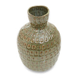 Yana Large Green Textured Ceramic Vase