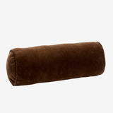 VELVET BOLSTER CUSHION 50CM - Dark Brown