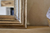 Yamuna Rectangular Mirror - Aged Antique Brass