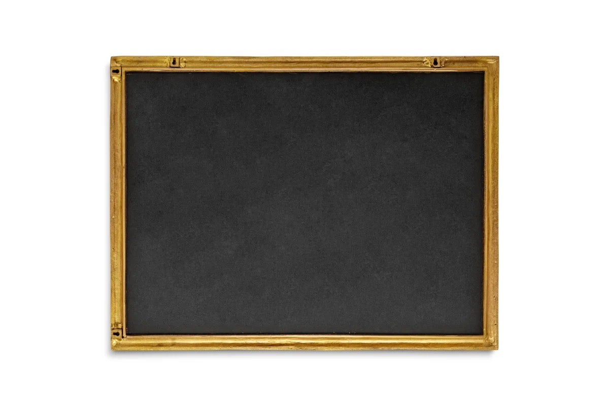 Yamuna Rectangular Mirror - Aged Antique Brass